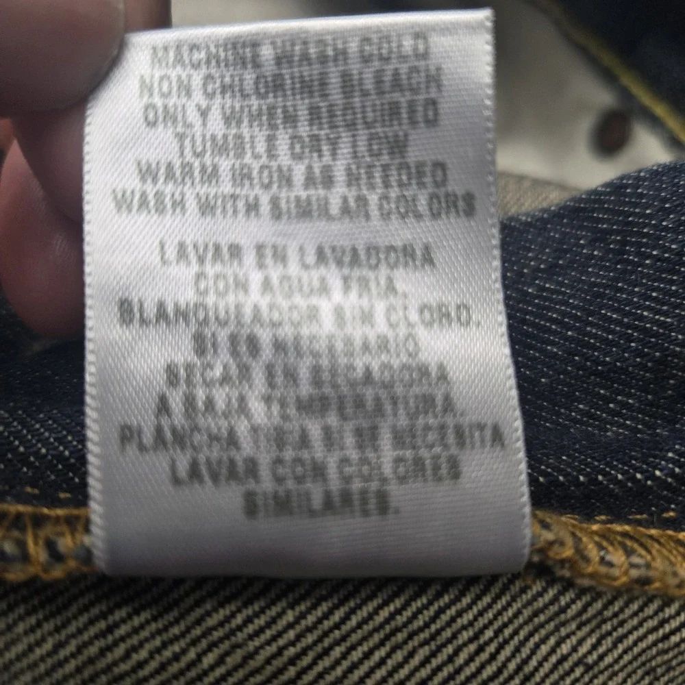 Polo Ralph Lauren Jeans Womens 6X32 Blue Denim Stretch‎ Kelly Bootcut Dark Wash - Picture 8 of 10